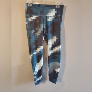 Adidas leggings, blue, large